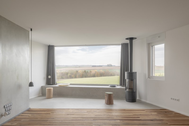 maison individuelle neuve moderne