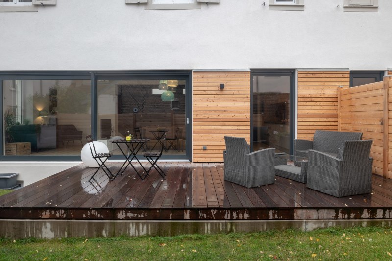 rénovation transformation d'un immeuble en appartement